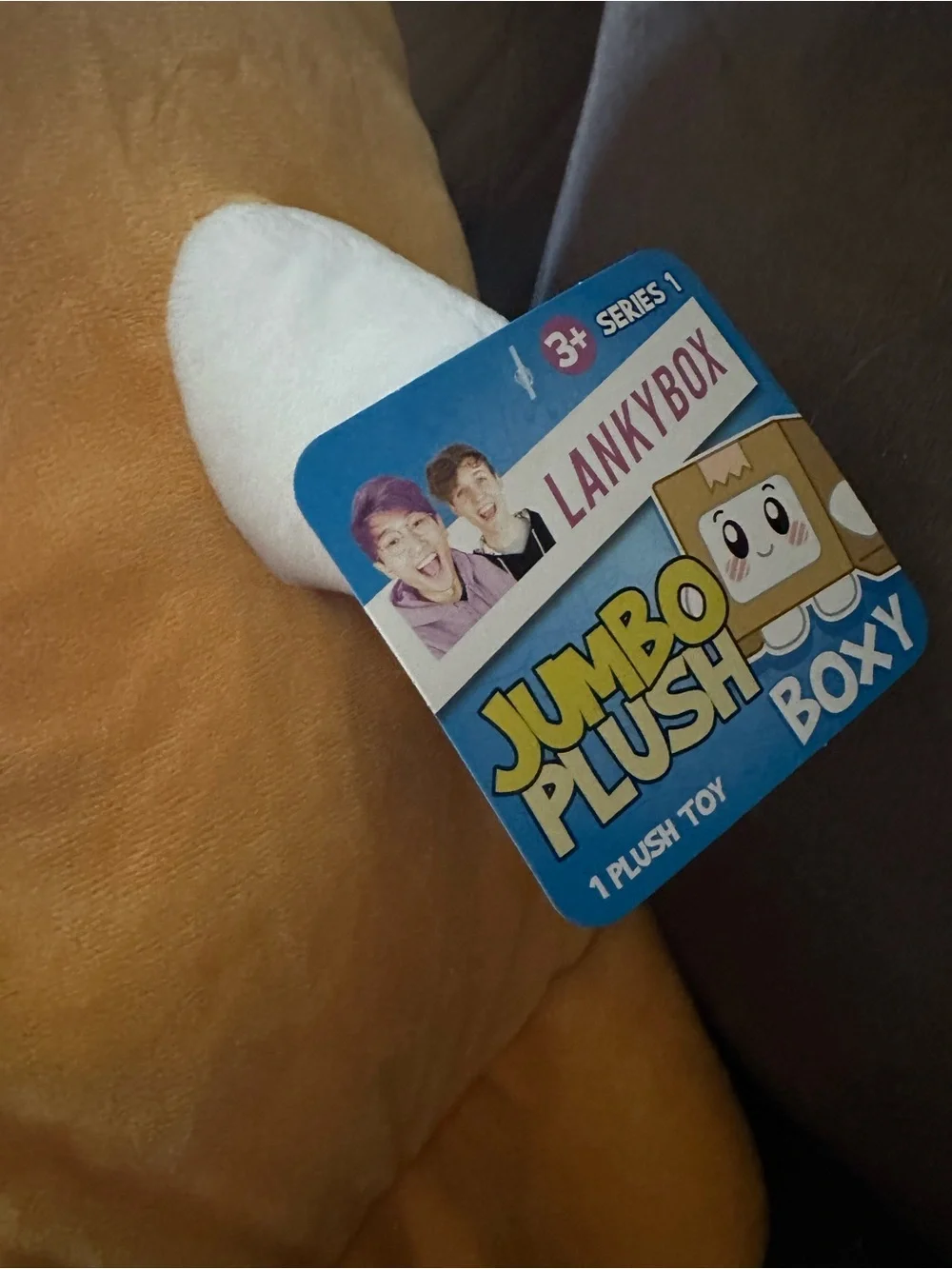 Jumbo Plush Boxy Character Toy - lanky box
